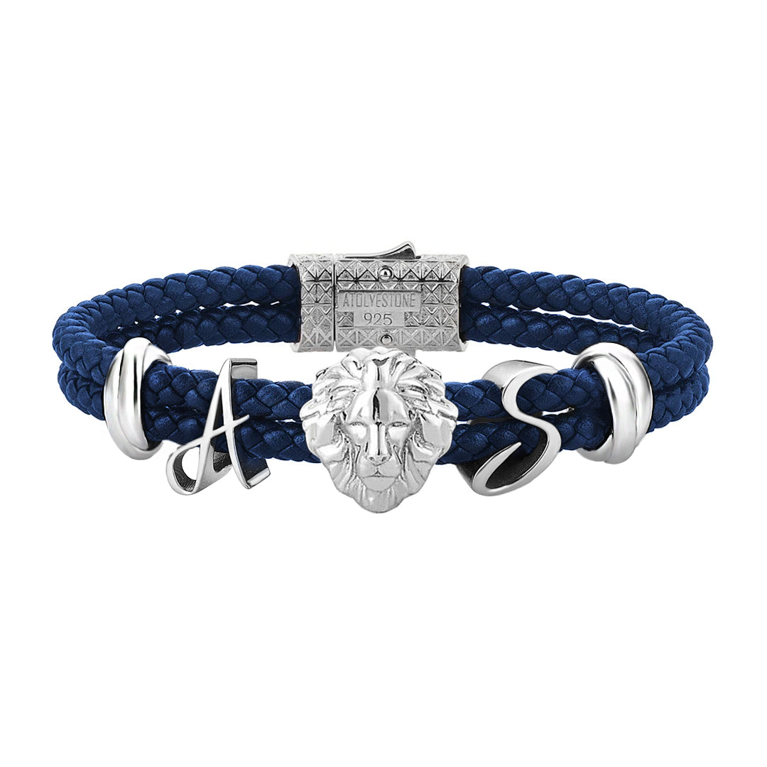 Statement Leo Leather Bracelet