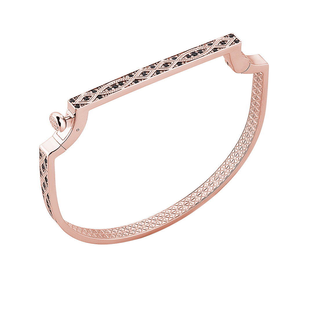 Streamline Bangle in 18K Rose Gold
