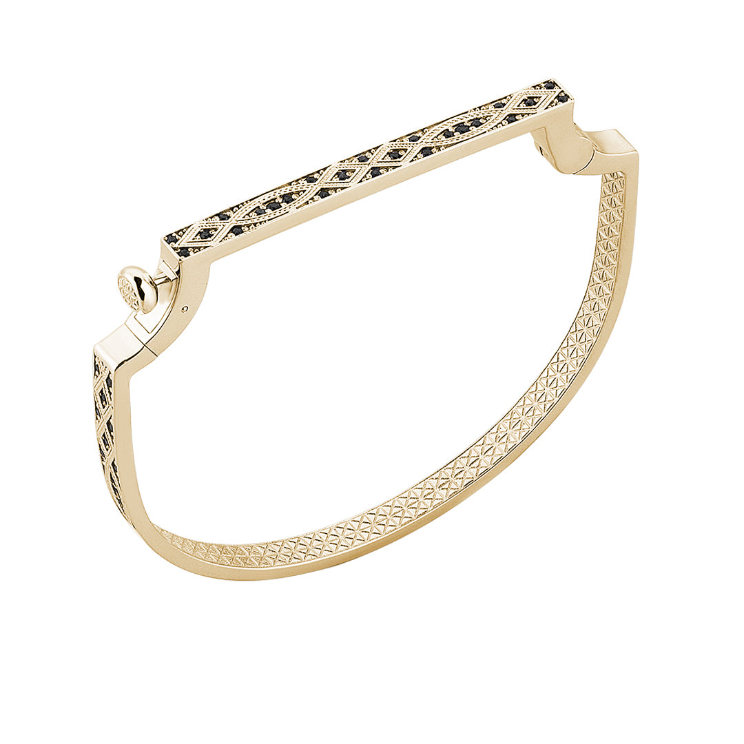 Streamline Bangle in Yellow Gold