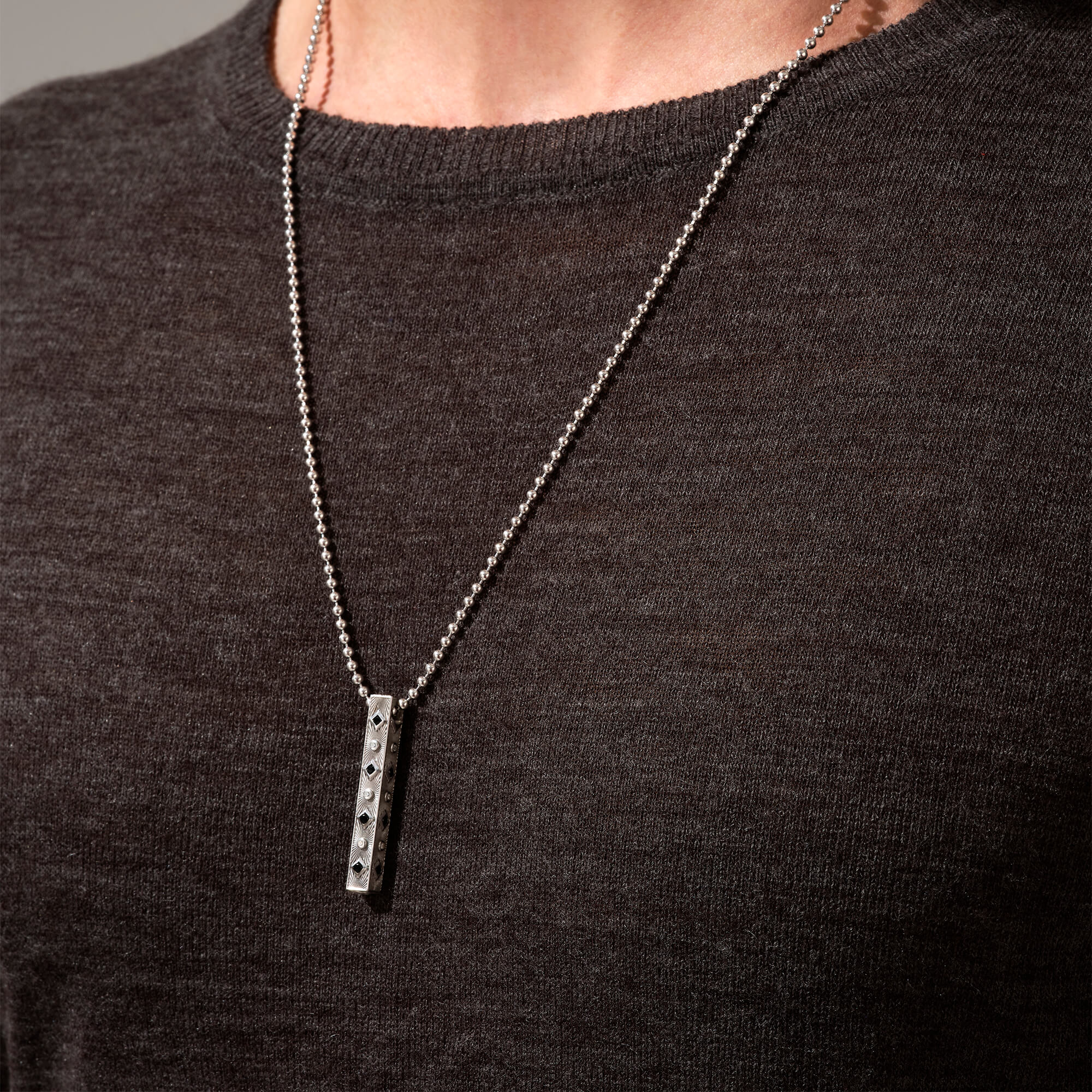 Sunbeam Bar Pendant in Gold (Pendant only)
