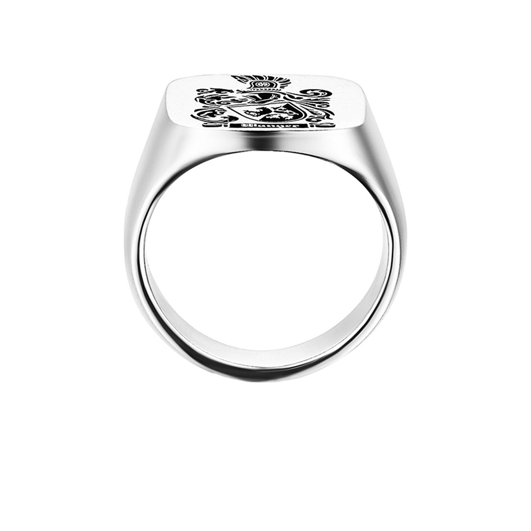Signet Ring - White Gold