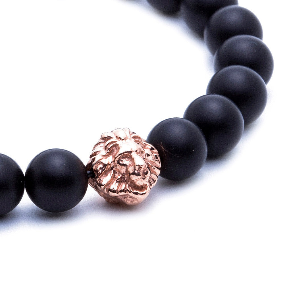 Leo Beaded Bracelet - Solid Gold by Atolyestone
