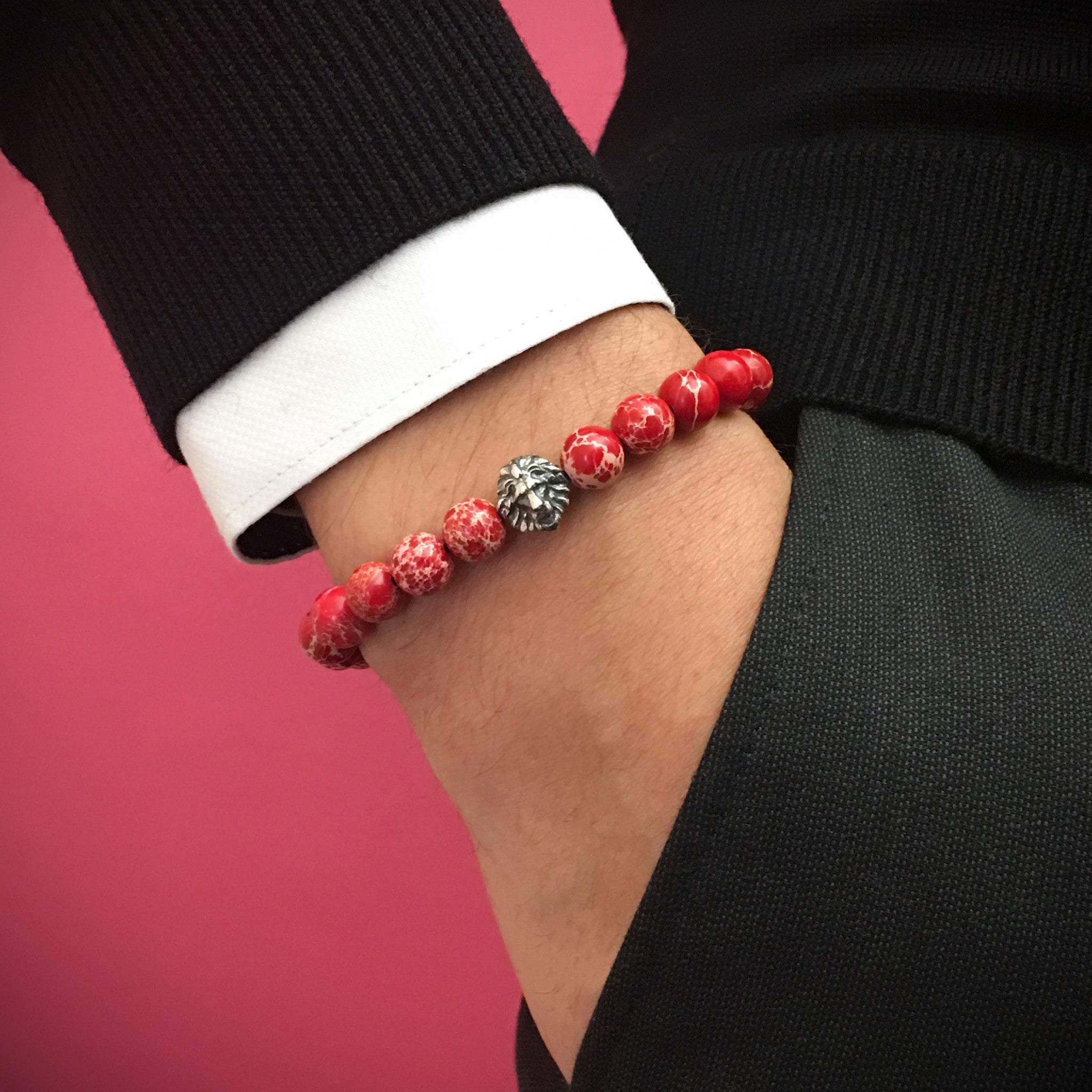 Bracelet with lion