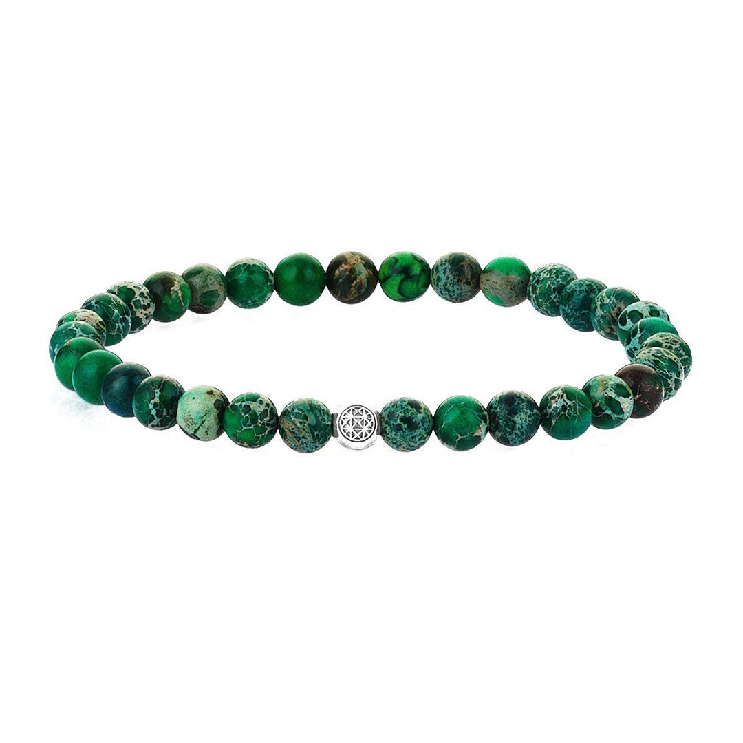 Atolyestone Jasper Essentials - Solid Silver - Green Jasper