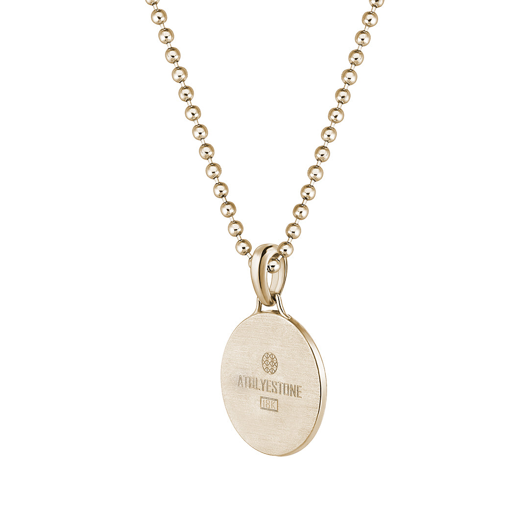 Men's 14k Yellow Gold St.Christopher Medallion