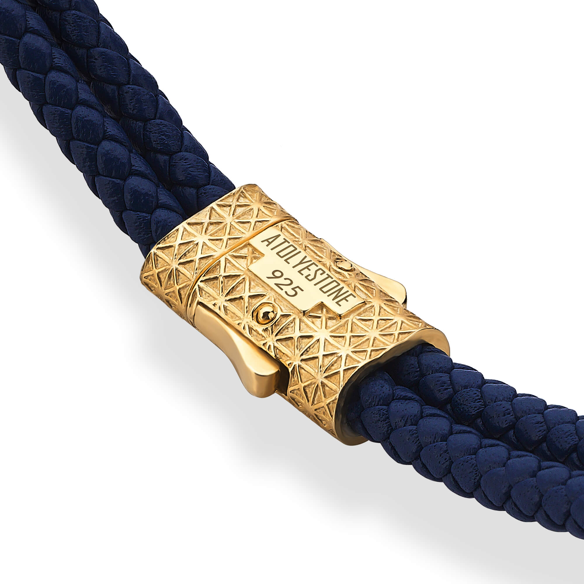 Statement Anchor Leather Bracelet