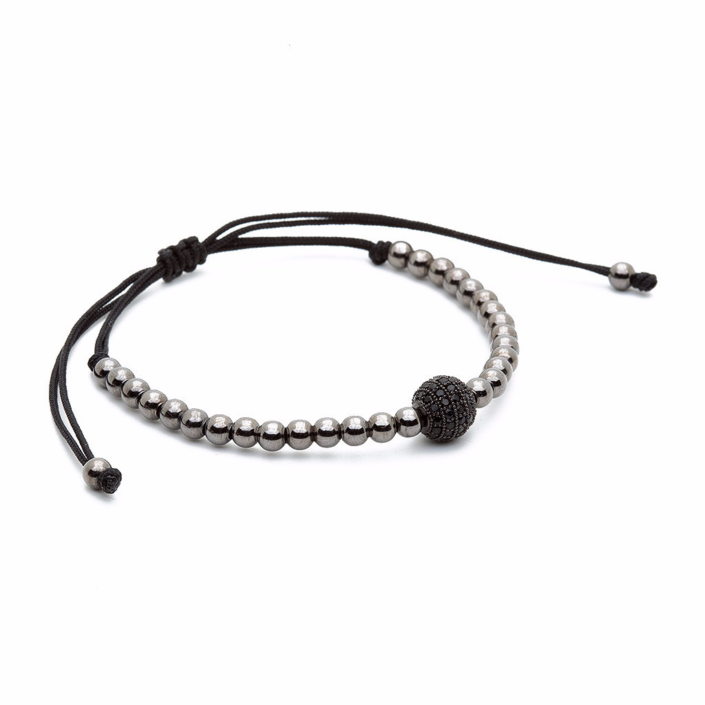 Women's Solitaire Macrame - Gunmetal