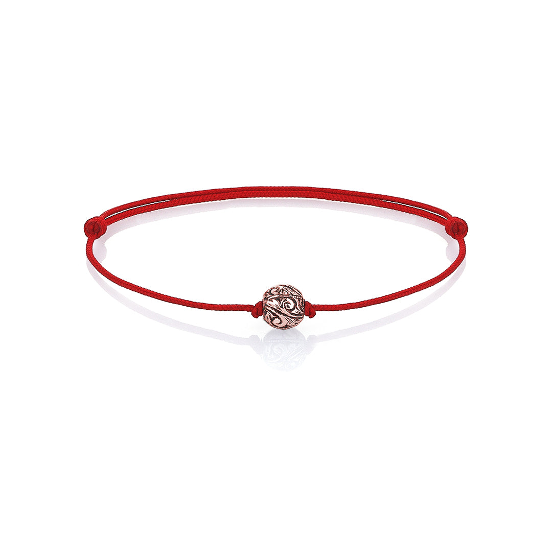 Classic Charm Macrame - Solid Gold - Red - Rose Gold