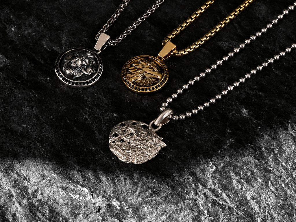 UWIN baguettecz Heart Medallion Picture Pendant Necklaces Crown Bezel  Memorable DIY Charms Men Women Fashion Jewelry for Gift - AliExpress