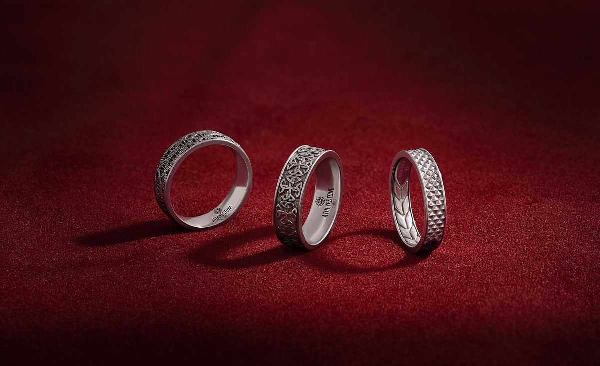 Atolyestone Solid 925 Silver Rings
