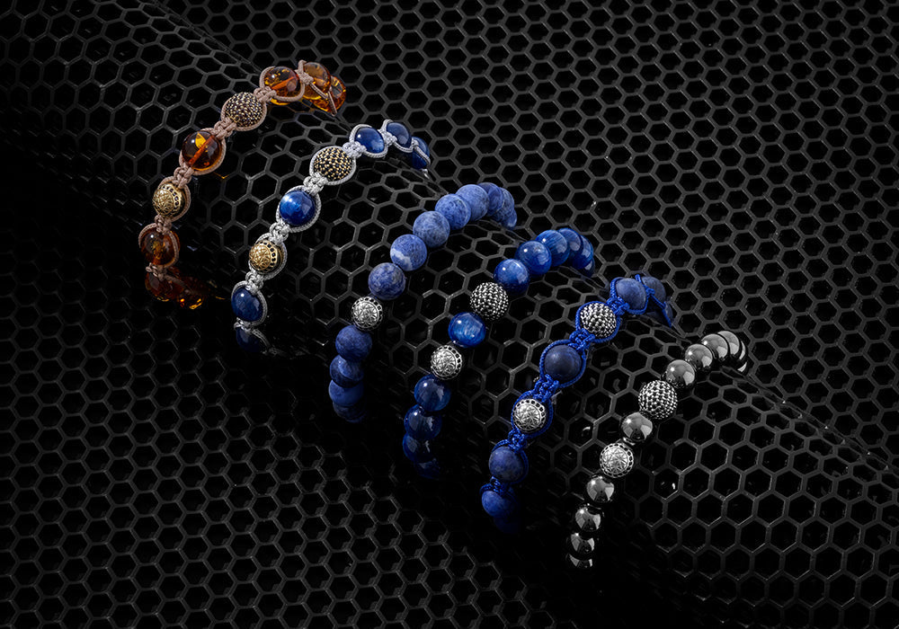 Men's Macrame Beaded Bracelets - Atolyestone