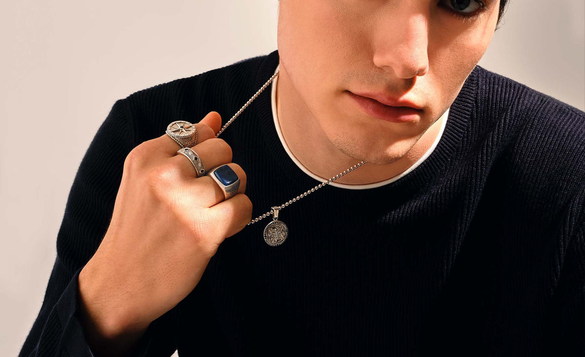 Solid Silver Rings and Celtic Necklace