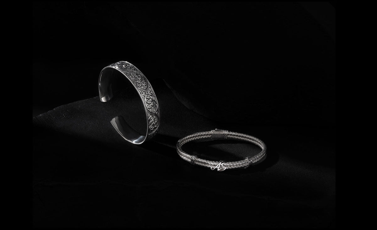 925 Sterling Silver Classic Cuff and Bangle