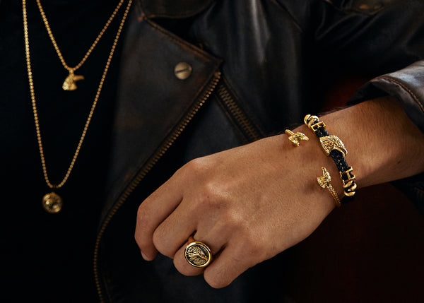 I Love You Gold Bracelet | Steven Fox Jewelry