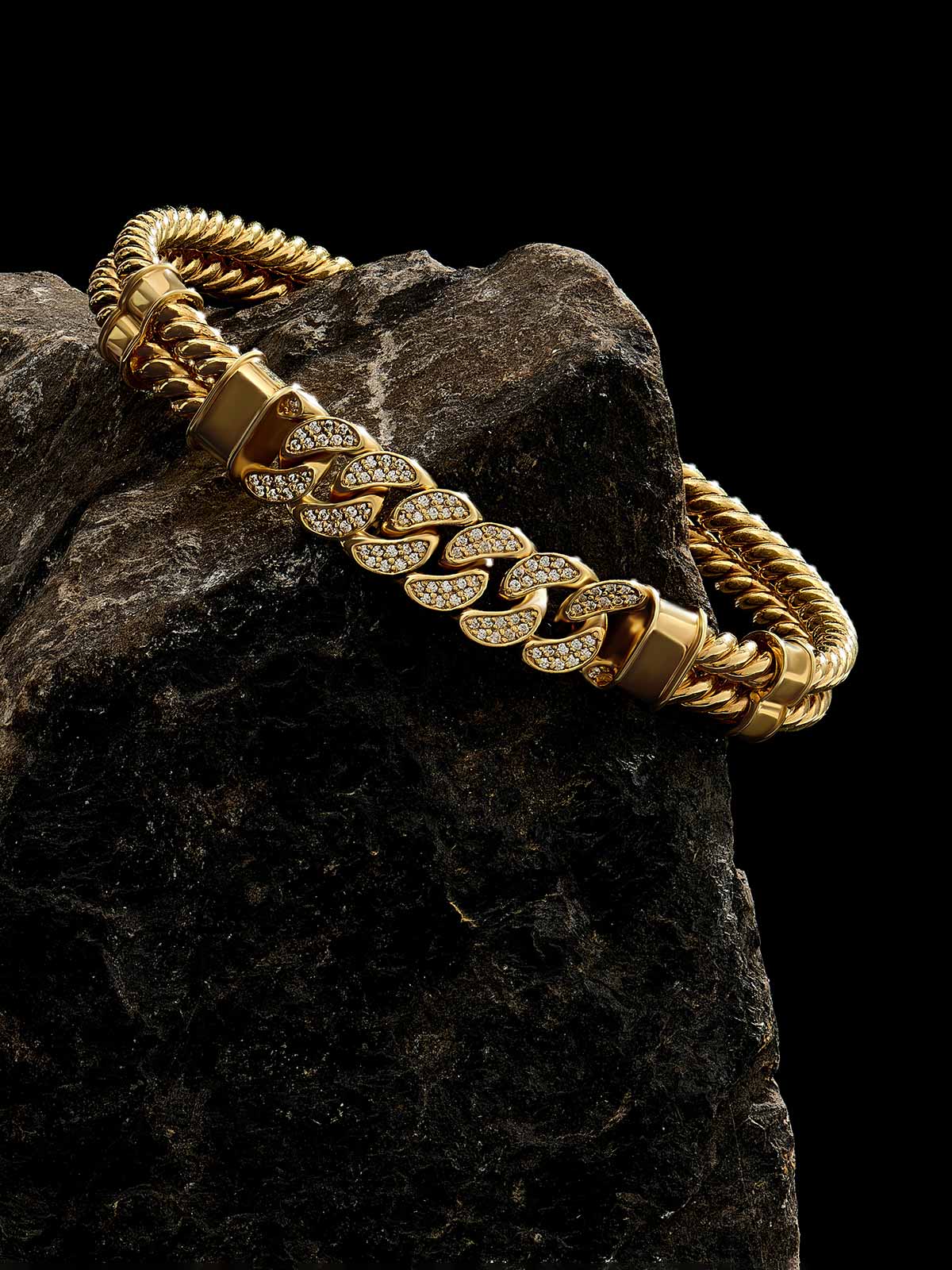 Atolyestone Solid Gold Bracelets Collection Banner