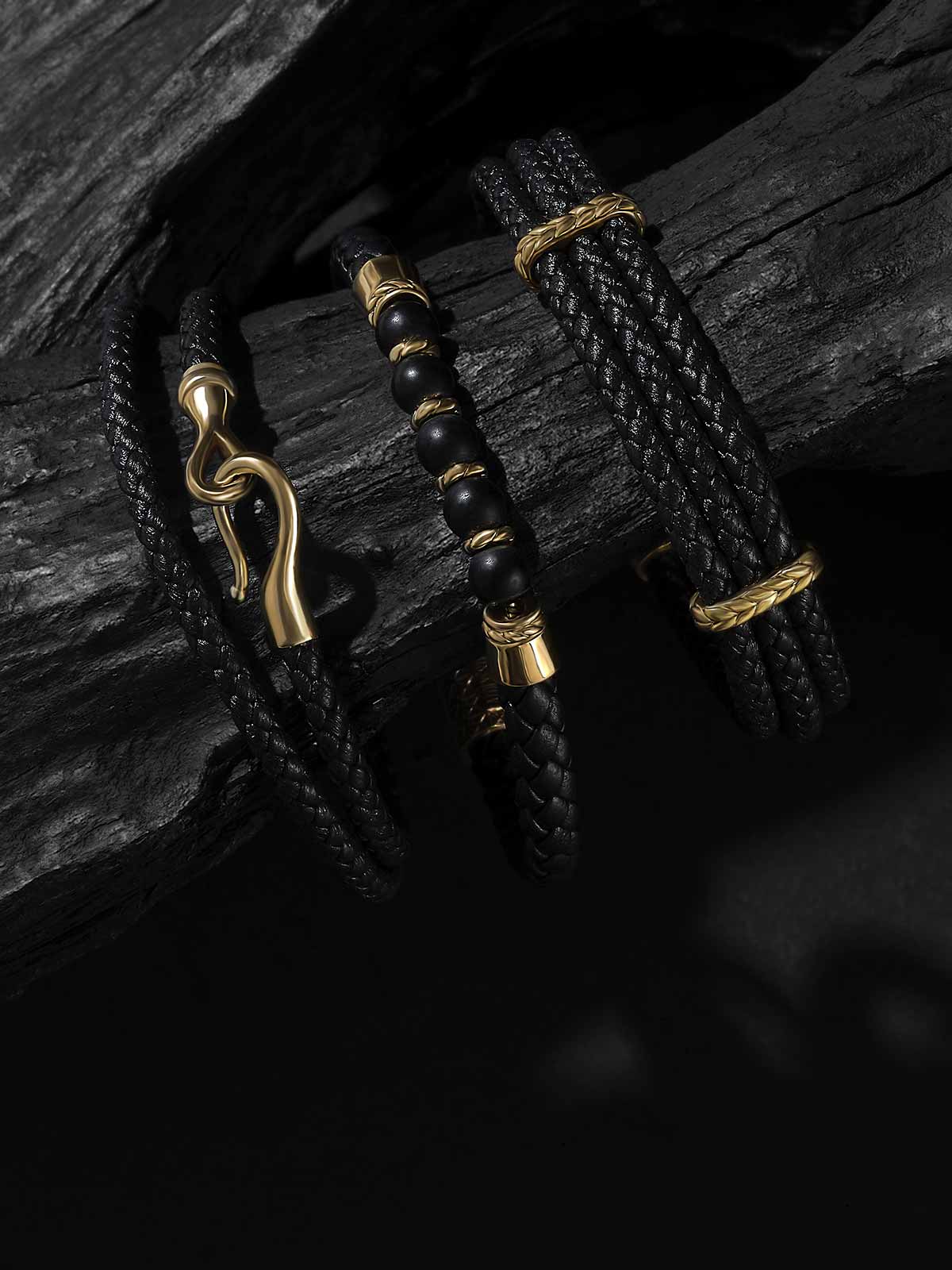 Leather Bracelets Collection Banner