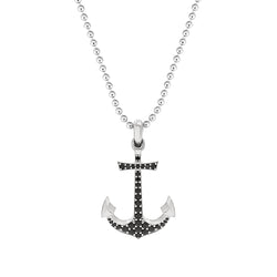 Anchor Necklace - Solid Silver 