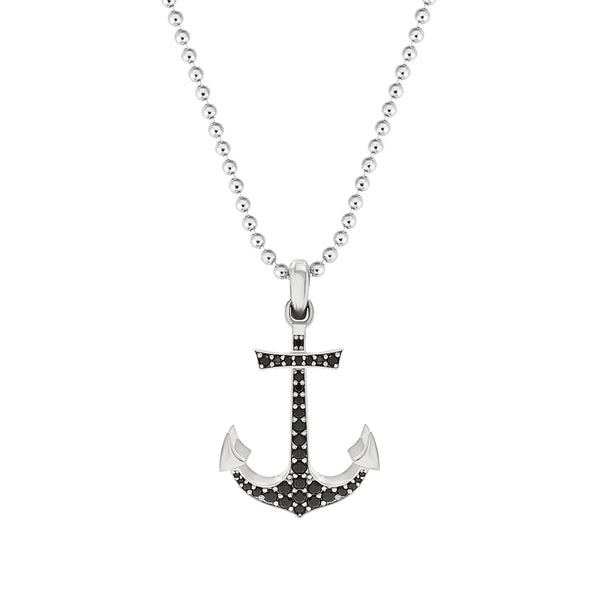 Anchor Necklace - Solid Silver 