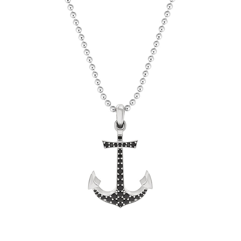 Anchor Necklace - Solid Silver 