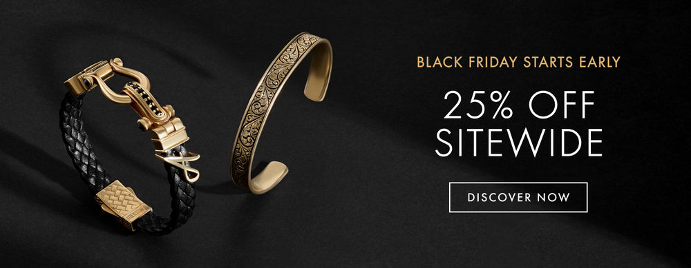 Atolyestone's Solid Gold Leather and Cuff Bracelets for Black Friday Desktop Slider