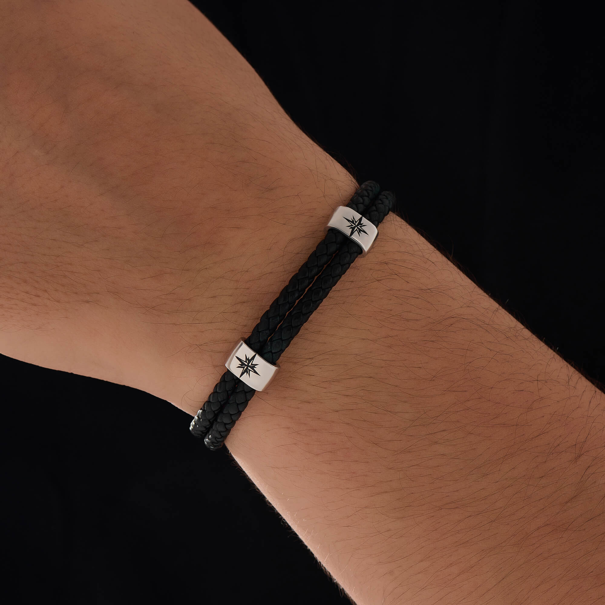 Atolyestone Men's North Star Elements in 925 Solid Silver