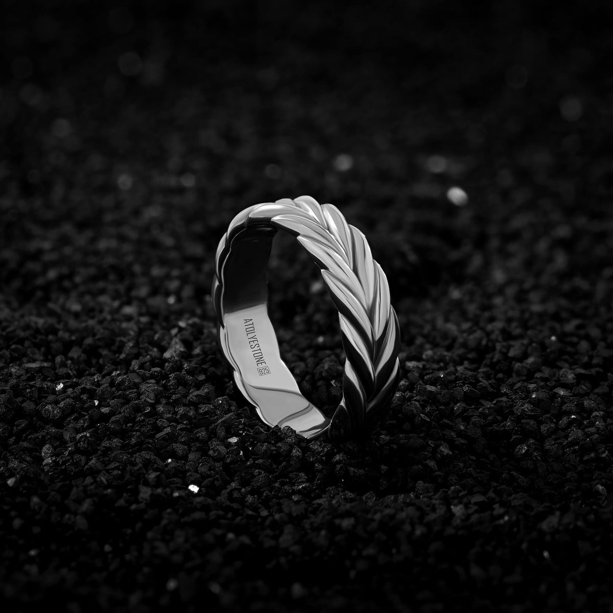 Sterling Silver Braided Band Ring