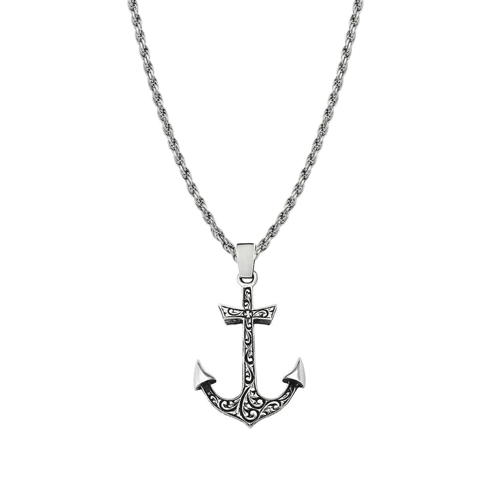 CLASSIC-ANCHOR-NECKLACE-CARVED