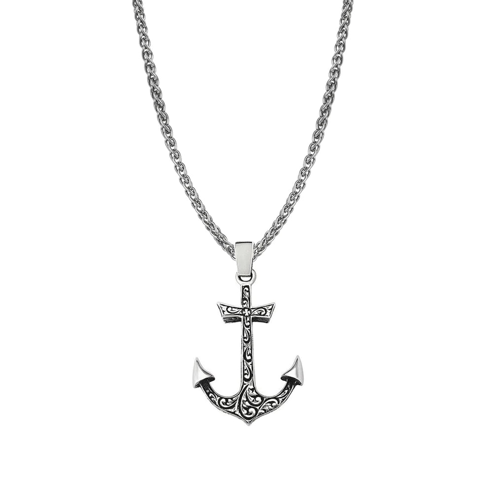 CLASSIC-ANCHOR-NECKLACE-CARVED