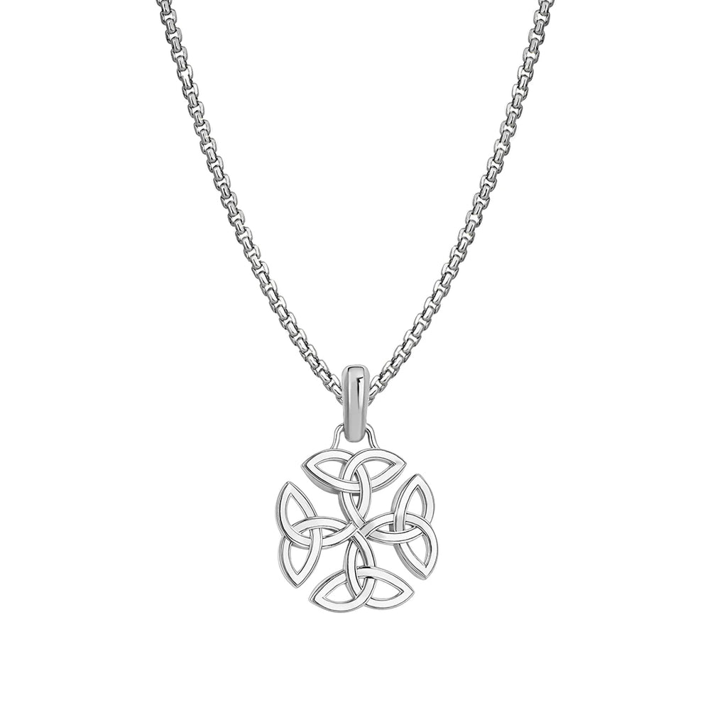 ◆ENGBROX◆ silver925 daily knot necklace Gucci Interlocking G Sterling Silver Diagonal Necklace