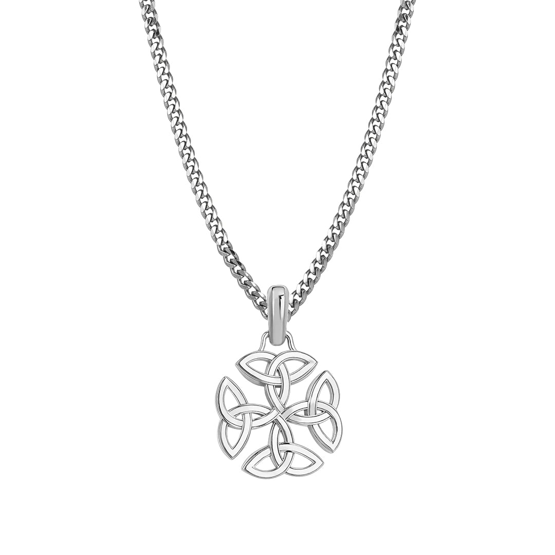 Celtic Dara Knot Necklace with Chain