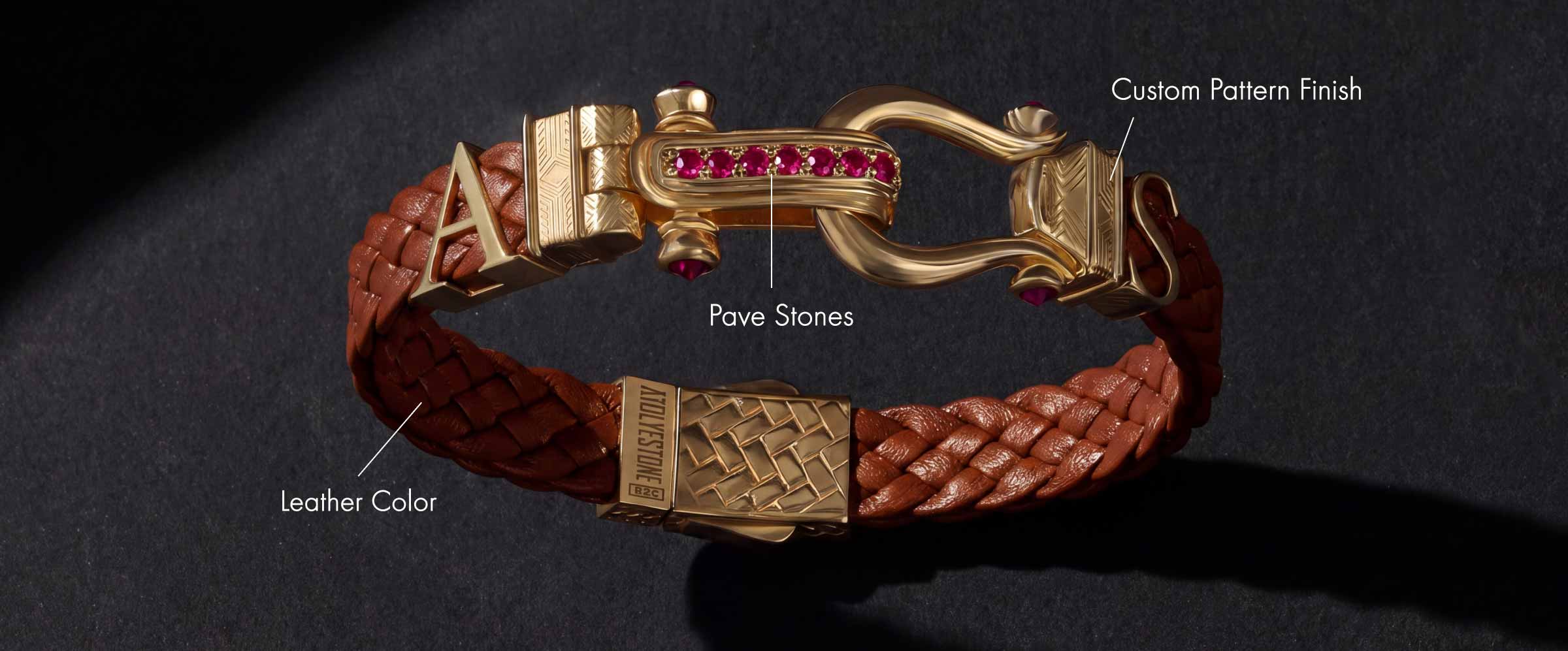 Customized Leather Bracelet Desktop