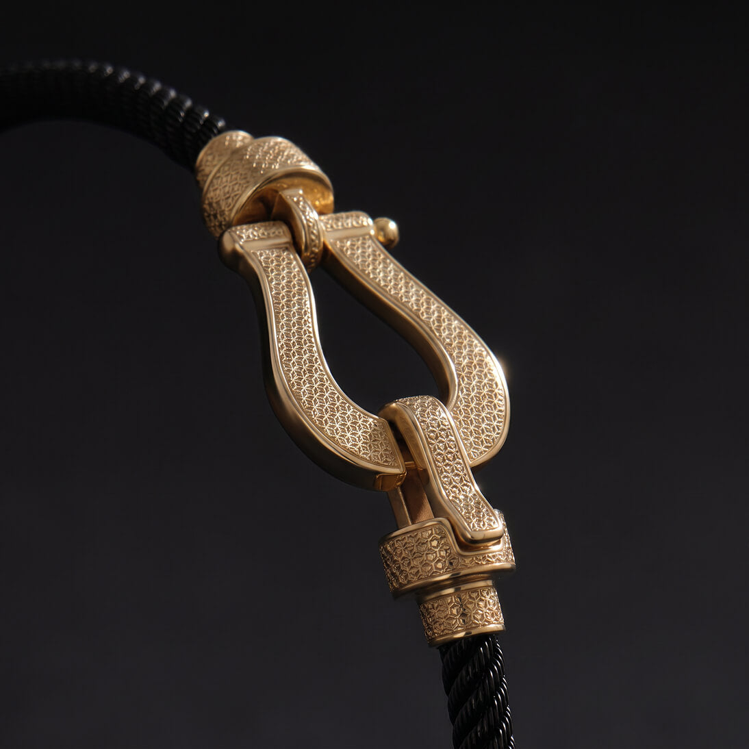 Custom Patterned Buckle Leather Bracelet