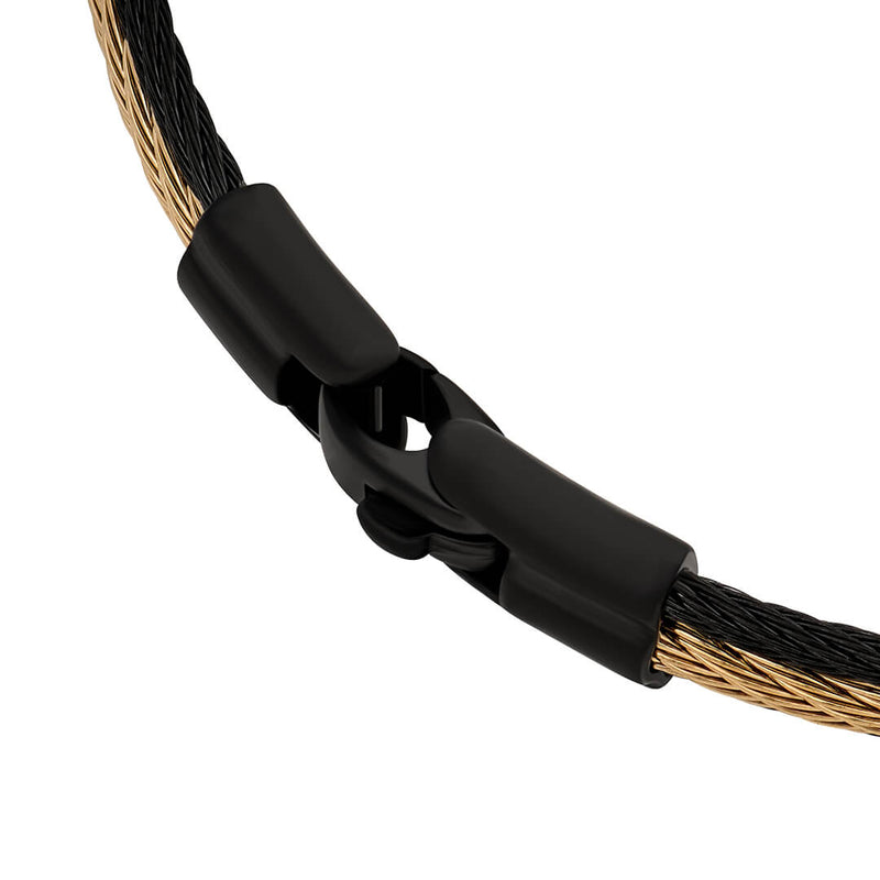 Eclipse Duo Cable Bracelet Clasp Side Detail