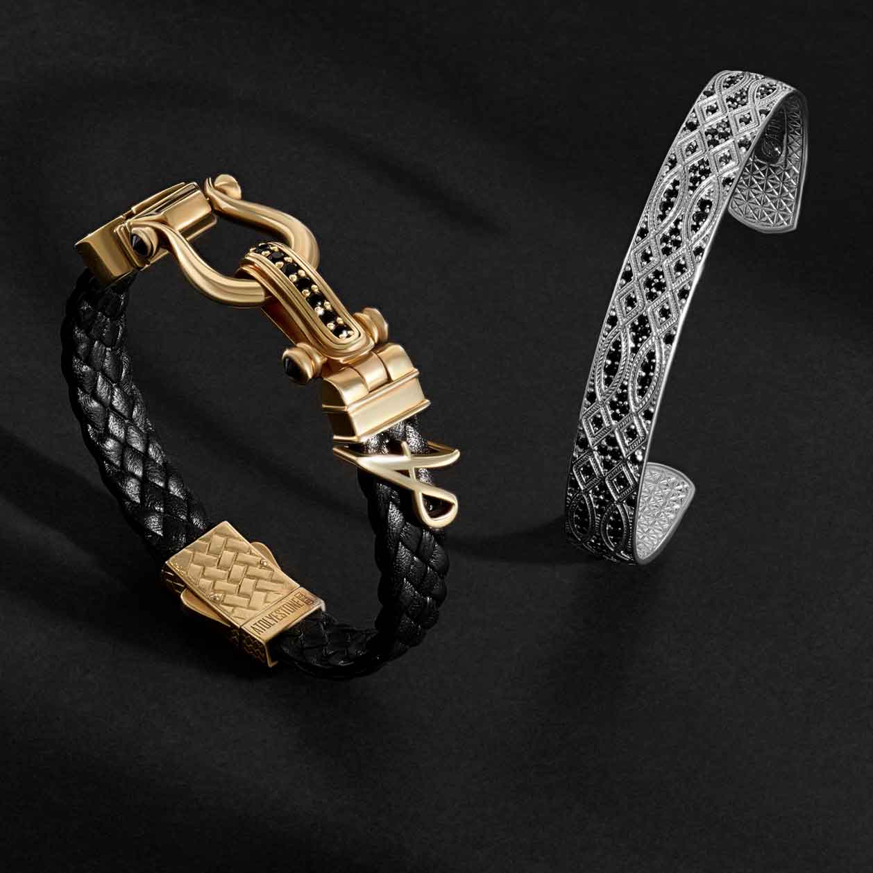 Gift Guide Men's Silver and Gold Bracelets