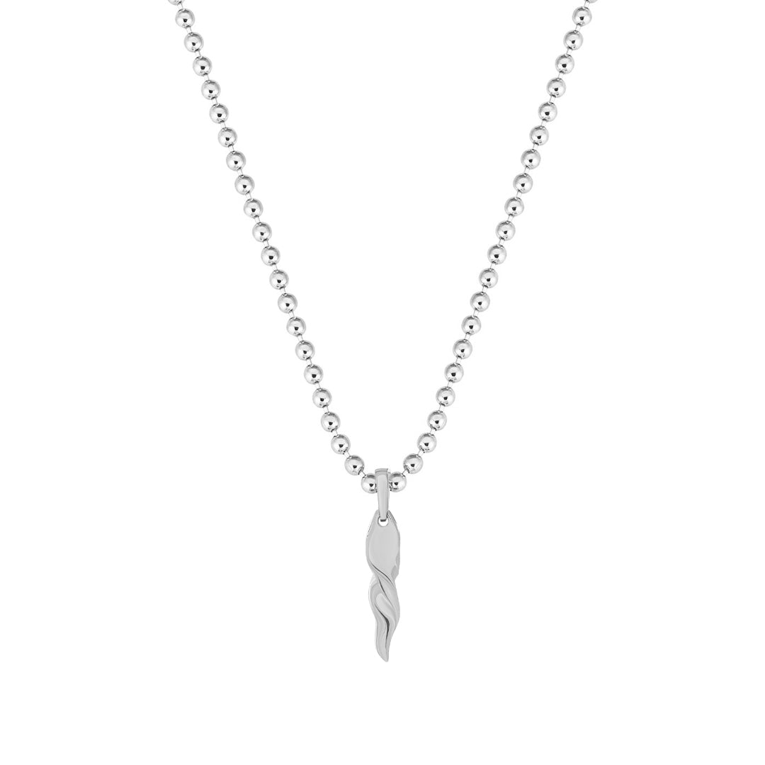 Horn Pendant in 925 Sterling Silver