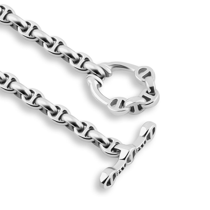 Iconic Mariner Chain Bracelet in Silver