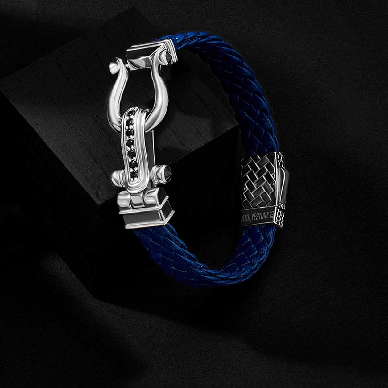 Atolyestone Men's Leather Bracelets