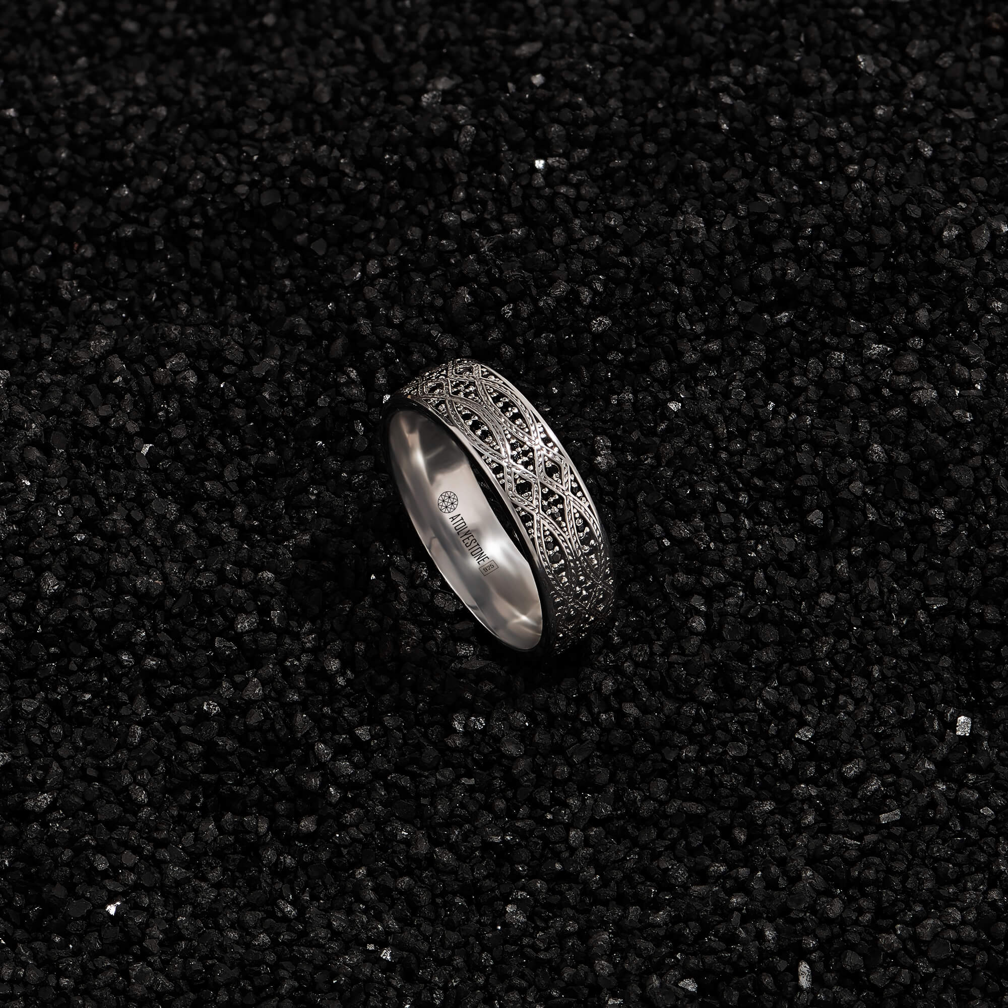 Minimalist Streamline Band Ring in Sterling Silver