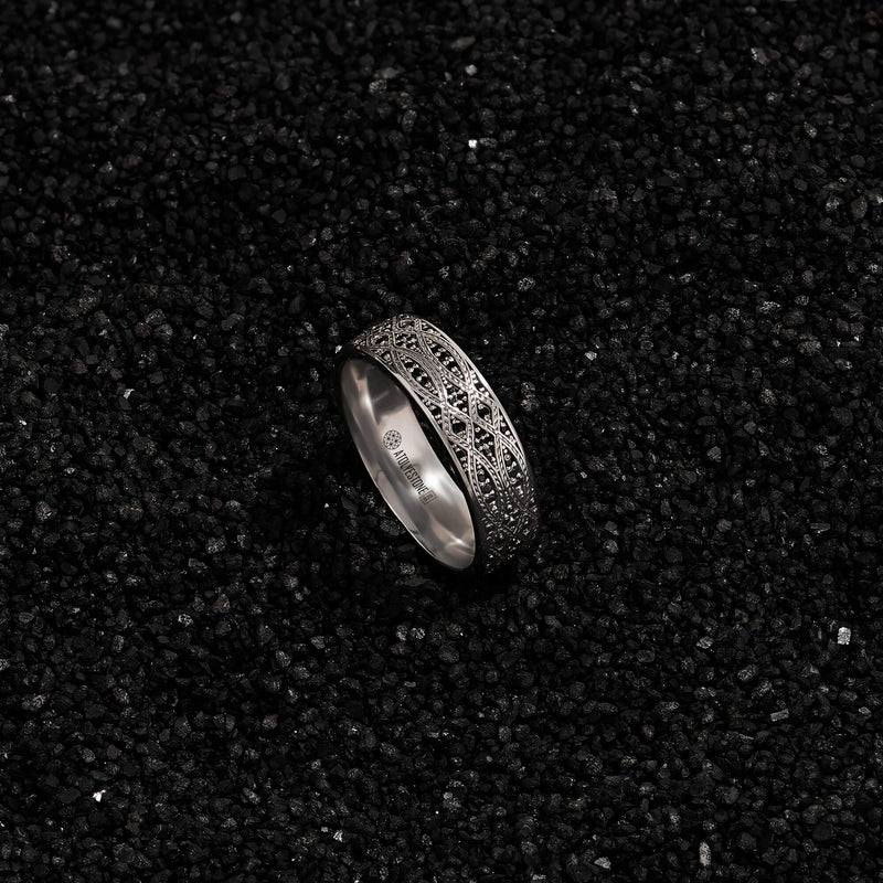 Minimalist Streamline Band Ring in Sterling Silver