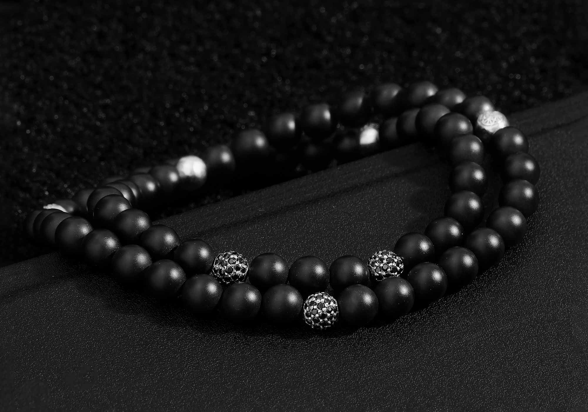 Atoleystone Natural Lavastone Bracelet