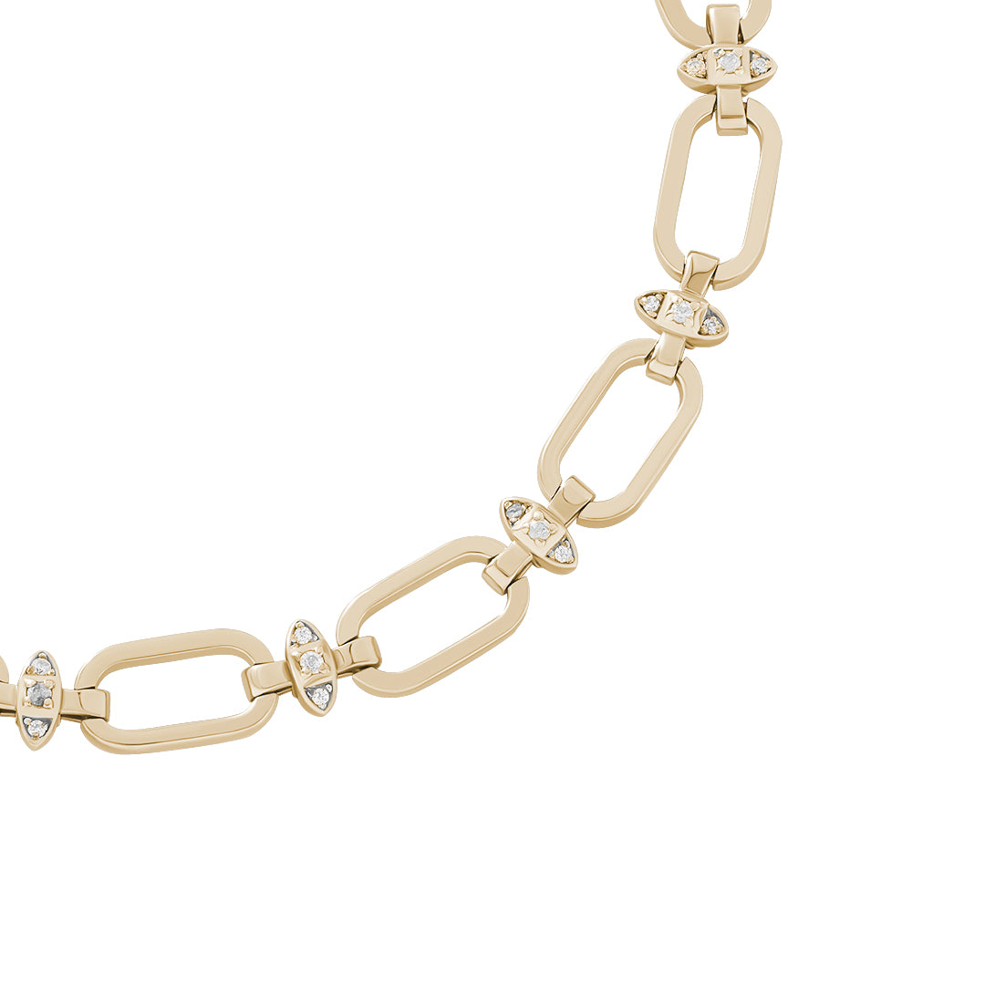 Open Link Chain Bracelet Chain Detail