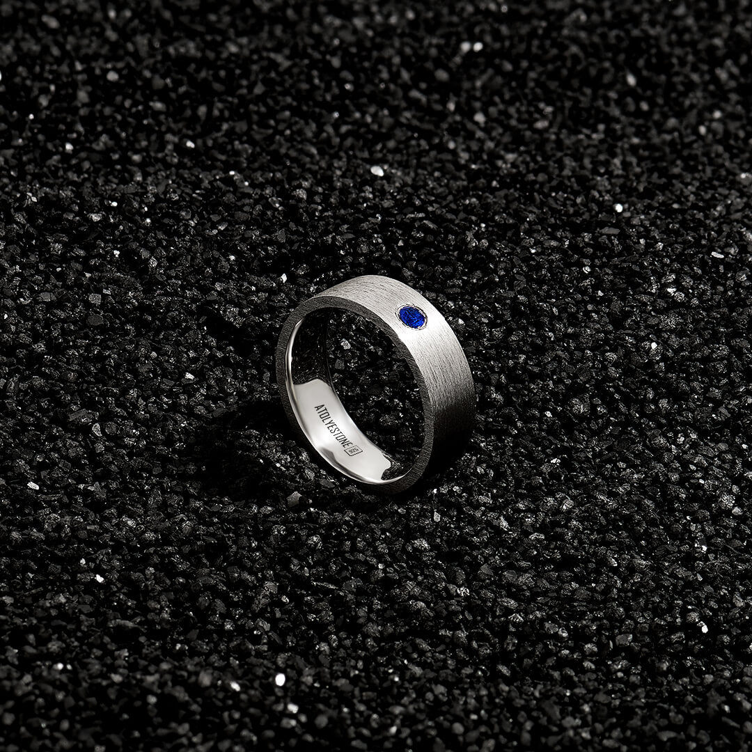 Men's Diamond Coyote Buttes Ring in Silver