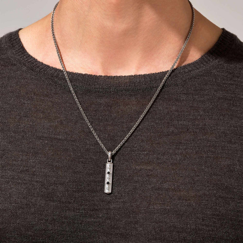 Men's Sunbeam Design Pendant in Solid 925 Sterling Silver