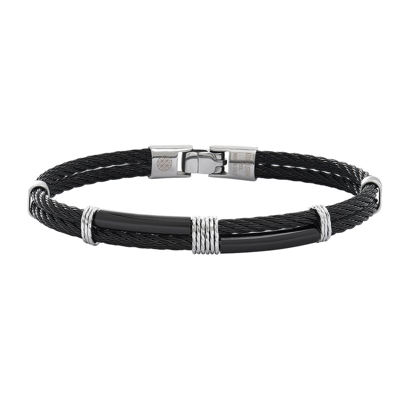 Men's Vortex Cable Bracelet