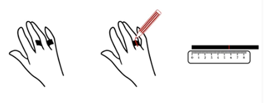 How to measure ring size
