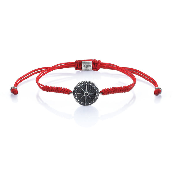 Compass Solitaire Macrame - Red
