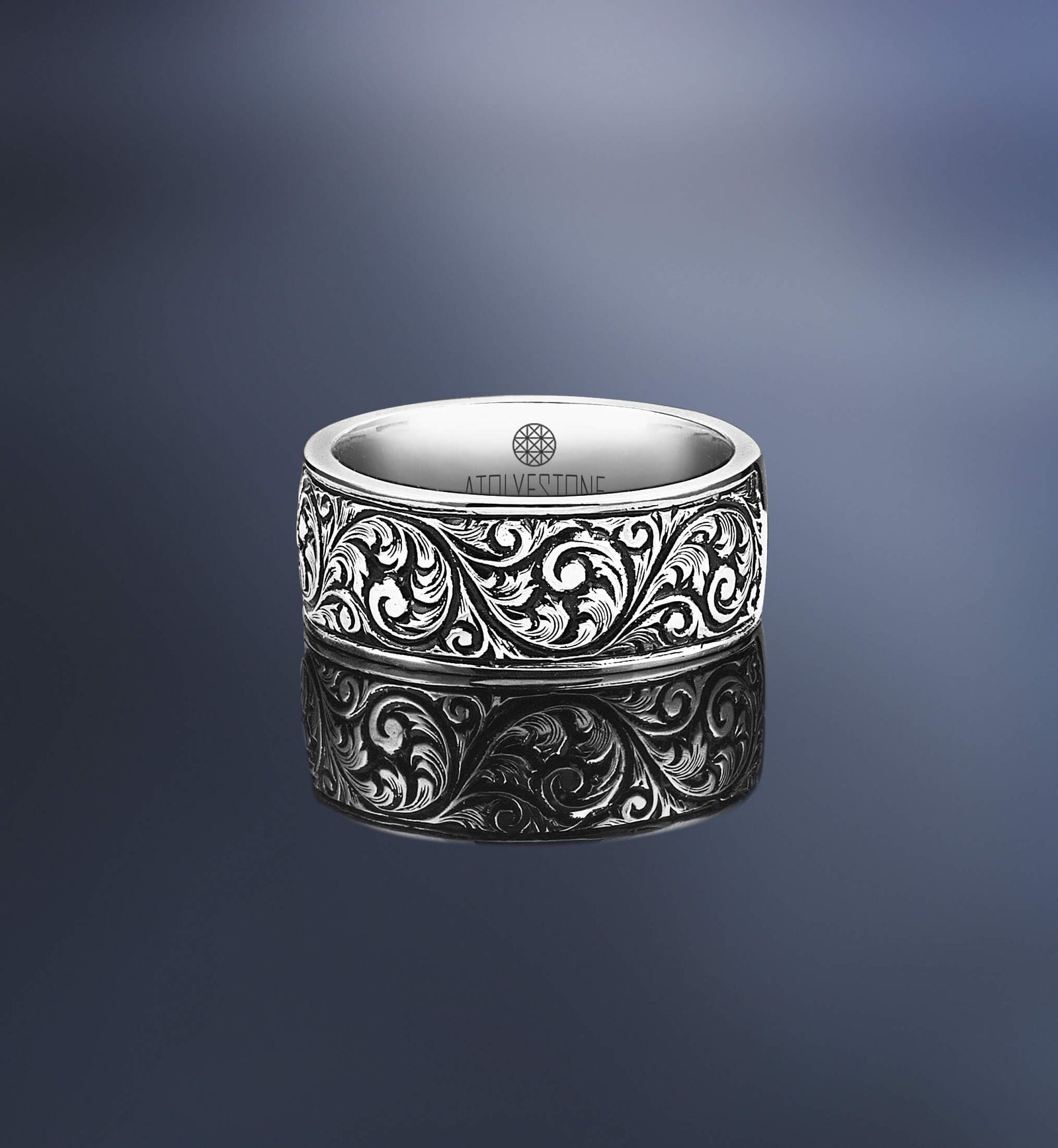 Manly Bands David Yurman Streamline Men's Band Ring, Silver