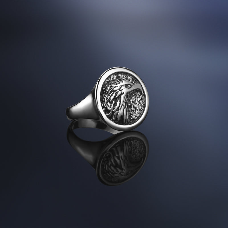 Eagle Ring - Solid Silver by Atolyestone