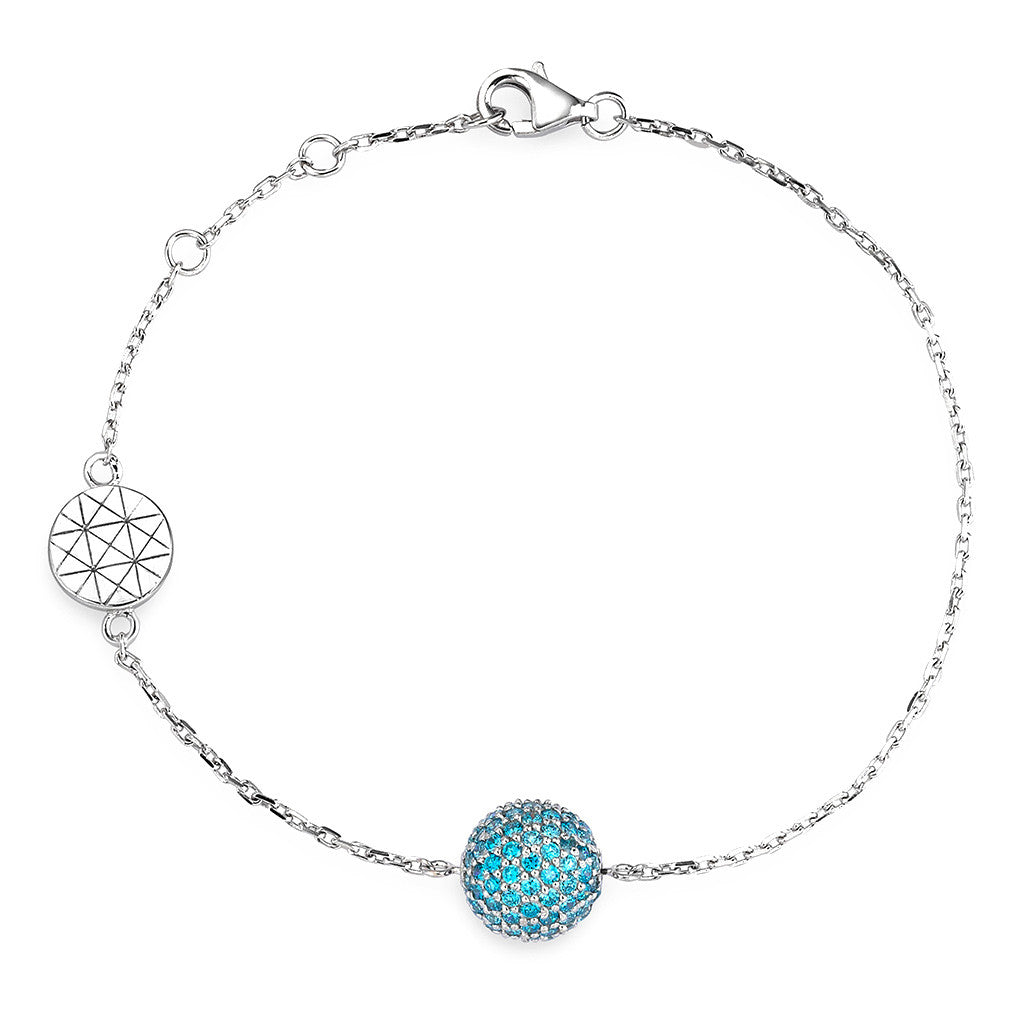 Cubic Zirconia Solitaire Bracelet