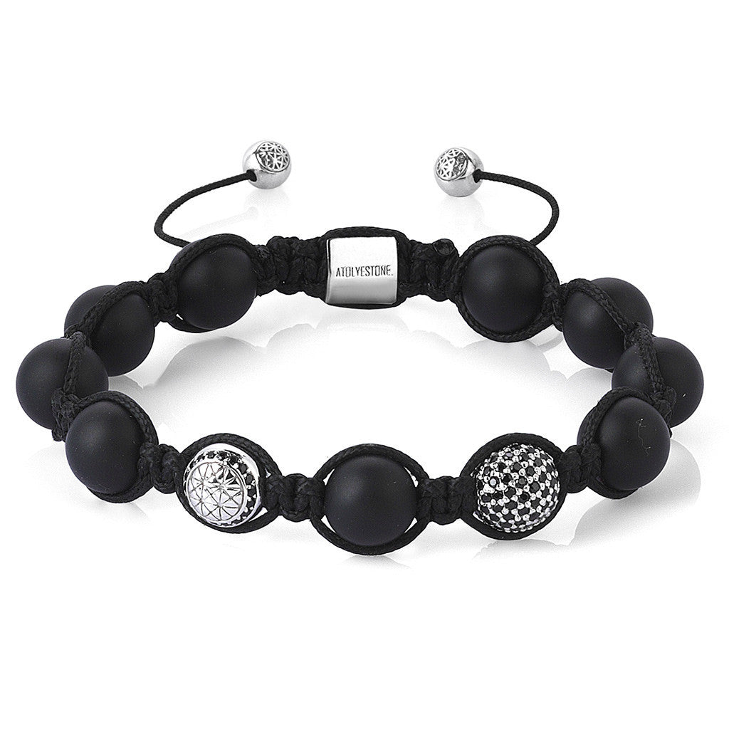 Beaded Macrame Bracelet by Atolyestone